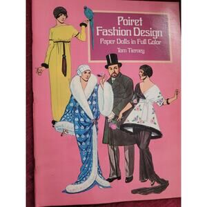 Vintage Poiret Fashion Design Paper Dolls by Tom Tierney